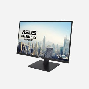 ASUS VA27UQSB Écran LCD 27" 4K UHD (3840x2160) IPS, 5ms, 60Hz, 350cd/m², HDR10, sRGB 99%, Hub USB 3.2 Gen 1, DisplayPort 1.4, HDMI 2.0, Noir - Miniature 3