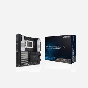 ASUS PRO WS WRX90E-SAGE SE : Carte Mère AMD WRX90, Socket sTR5, DDR5 Octa-canal, Multiples M.2/SATA III/SlimSAS, 10GbE, EEB