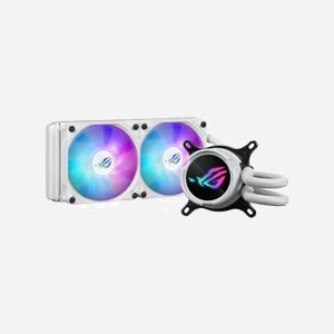 ASUS ROG Strix LC III 240 ARGB White Edition - Kit Watercooling CPU 2x120mm (800-2200RPM, 36dB, 70.38CFM) - Radiateur 272x121x27mm - Sockets LGA1700/AM5 - Miniature 1