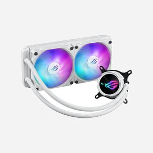 ASUS ROG Strix LC III 240 ARGB White Edition - Kit Watercooling CPU 2x120mm (800-2200RPM, 36dB, 70.38CFM) - Radiateur 272x121x27mm - Sockets LGA1700/AM5 - Miniature 3