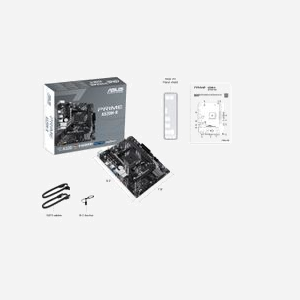 ASUS PRIME A520M-R : Carte mère micro ATX AMD A520, Socket AM4, DDR5-SDRAM jusqu'à 64Go, M.2, SATA III, Gigabit Ethernet, compatible Ryzen 3000/5000 Series - Miniature 4