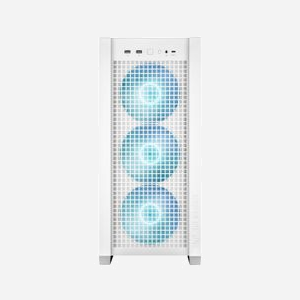 ASUS TUF Gaming GT302 ARGB Blanc - Boîtier PC Midi Tower EATX/ATX/microATX/Mini-ITX, 2x3.5", 2x2.5", 4x140mm ARGB, USB 3.2 Gen 1/Gen 2x2 - Miniature 1