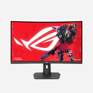 ASUS ROG Strix XG32WCS Écran PC 31.5" Quad HD (2560x1440) Fast VA Incurvé 1500R 1ms 180Hz FreeSync HDMI/DP Hub USB VESA - Miniature 1