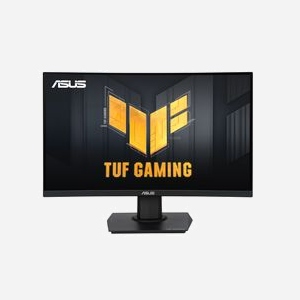 ASUS TUF Gaming VG24VQER - Ecran LCD 23.6" FHD 1920x1080 - Panel VA Incurvé 1500R, 1ms, 180Hz, FreeSync - 2xHDMI 2.0, DP 1.2 - Noir - Miniature 1