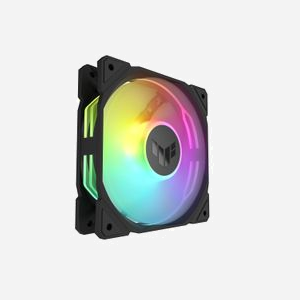 ASUS TUF Gaming TR120 ARGB Reverse Fan 12cm - Ventilateur PC 120x120x28mm, 1800-2200tr/min, 29dB, 76.3CFM, 2.75mmH2O, Roulement Hydraulique, 16 LEDs - Miniature 2