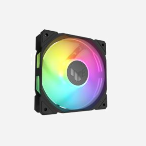 ASUS TUF Gaming TR120 ARGB Reverse Fan 12cm - Ventilateur PC 120x120x28mm, 1800-2200tr/min, 29dB, 76.3CFM, 2.75mmH2O, Roulement Hydraulique, 16 LEDs - Miniature 3