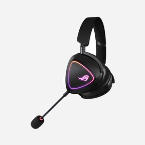 ASUS ROG Delta II - Casque Gaming Filaire & Bluetooth, USB Type-C, Circum-aural 20-20000Hz, Micro unidirectionnel amovible, Batterie 1800mAh, Rétroéclairage RGB - Miniature 5