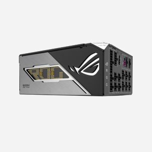 ASUS ROG Thor 1600T3-GAMING Alimentation 1600W ATX 3.1 80 PLUS Titanium, PFC Actif, Ventilateur DBB, Écran OLED, Connecteurs PCIe 16 broches. - Miniature 4