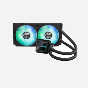 ASUS Prime LC 240 ARGB : Refroidisseur liquide tout-en-un pour boîtier PC, 2 ventilateurs 12cm, 1900-2500 tr/min, sockets LGA 115x/1200/1700/AM4/AM5 - Miniature 2