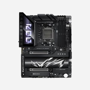 ASUS ROG CROSSHAIR X870E HERO - Carte mère ATX AMD X870E Socket AM5, DDR5, Wi-Fi 7, 2.5/5GbE, Multiples M.2, USB4, PCIe 5.0, Realtek ALC4082