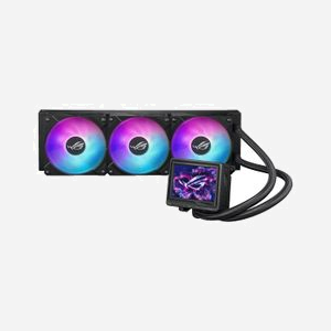 ASUS ROG Ryujin III 360 ARGB Extreme - Refroidisseur liquide AIO pour boitier PC, radiateur 400mm, 3x120mm, 2800tr/min, 89.73 CFM, FDB, LCD