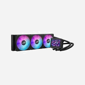 ASUS ROG Ryujin III 360 ARGB Extreme - Refroidisseur liquide AIO pour boitier PC, radiateur 400mm, 3x120mm, 2800tr/min, 89.73 CFM, FDB, LCD - Miniature 3