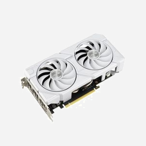 ASUS Dual GeForce RTX 4060 EVO White, 8GB GDDR6, 128-bit, PCIe 4.0, 2535MHz Boost, 3072 CUDA Cores, HDMI 2.1a, DisplayPort 1.4a - Miniature 2
