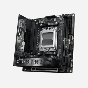 ASUS ROG STRIX X870-I GAMING WIFI, Carte mère mini ITX AMD X870 Socket AM5, DDR5-SDRAM 96GB, 2xM.2, WiFi 7, Bluetooth 5.4, 2.5GbE - Miniature 2