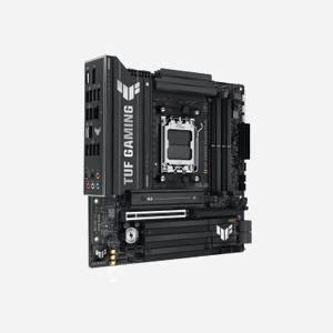 ASUS TUF GAMING B850M-PLUS : Carte mère micro ATX AMD B850 Socket AM5, DDR5, 3x M.2 PCIe Gen4/Gen5, 2.5GbE, RAID 0/1/5/10, Realtek ALC1220P - Miniature 3