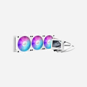 ASUS ROG RYUJIN III 360 ARGB EXTREME WHT : Watercooling AIO pour processeur, radiateur 360mm, 3 ventilateurs 120mm ARGB, sockets LGA 1700/AM5 - Miniature 1