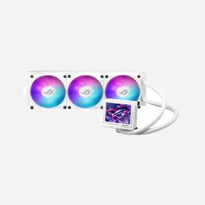 ASUS ROG RYUJIN III 360 ARGB EXTREME WHT : Watercooling AIO pour processeur, radiateur 360mm, 3 ventilateurs 120mm ARGB, sockets LGA 1700/AM5 - Miniature 2