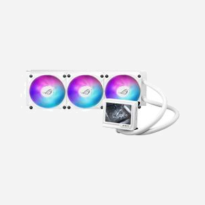 ASUS ROG RYUJIN III 360 ARGB EXTREME WHT : Watercooling AIO pour processeur, radiateur 360mm, 3 ventilateurs 120mm ARGB, sockets LGA 1700/AM5 - Miniature 3