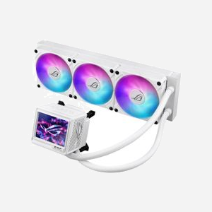 ASUS ROG RYUJIN III 360 ARGB EXTREME WHT : Watercooling AIO pour processeur, radiateur 360mm, 3 ventilateurs 120mm ARGB, sockets LGA 1700/AM5 - Miniature 4