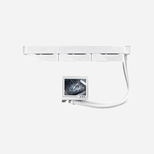 ASUS ROG RYUJIN III 360 ARGB EXTREME WHT : Watercooling AIO pour processeur, radiateur 360mm, 3 ventilateurs 120mm ARGB, sockets LGA 1700/AM5 - Miniature 5