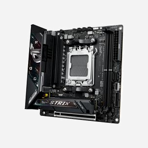 ASUS ROG STRIX B850-I GAMING WIFI - Carte mère mini ITX AMD B850 Socket AM5, DDR5, 2.5GbE, Wi-Fi 7, 2xM.2 PCIe 5.0, Realtek ALC4080 - Miniature 4