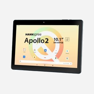 Tablette Hannspree HANNSpad Apollo 2 - Écran 10.1" VA 1280x800, MediaTek MT8168 2GHz, 3Go DDR4, 32Go eMMC, Wi-Fi 5, Android 10, Noir