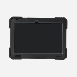 Hannspree 80-PF000002G00K Housse Protection Tablette 13.3" Zeus/Zeus 2, Plastique/Silicone Noir, Résistante Chocs/Poussière/Rayures, Sangle - Miniature 2