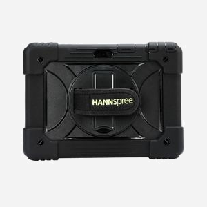 Hannspree 80-PF000002G00K Housse Protection Tablette 13.3" Zeus/Zeus 2, Plastique/Silicone Noir, Résistante Chocs/Poussière/Rayures, Sangle - Miniature 4