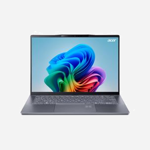 Acer Swift Go 14 SFG14-01-X817 : Snapdragon X1P-42-100, 16GB LPDDR5x, 512GB SSD, 14.5" WUXGA IPS, Wi-Fi 7, Windows 11 Home, Gris
