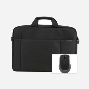 Acer Options Pack Care Gold 15.6" Malette Noire - 39.6cm - Compatible Acer - Dimensions 430x60x300mm - Référence Q3.1890B.ACG - Souris incluse