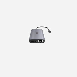 Acer Dongle 12-en-1 USB 3.2 Gen 1 Type-C Argent : 2x USB 2.0, 2x USB 3.2 Gen 1 Type-A, 2x HDMI 2.0, 1x DisplayPort 1.4, Ethernet Gigabit, Lecteur SD/MicroSD, Audio 3.5mm, Alimentation 100W, Compatible Windows/macOS/ChromeOS - Miniature 4