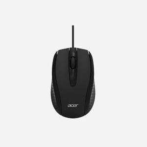 Souris Acer HP.EXPBG.008 USB Type-A Optique Ambidextre Noir - Détecteur optique, Scroll Roue, Alimentation par câble - Usage Maison - Miniature 1