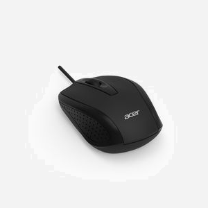 Souris Acer HP.EXPBG.008 USB Type-A Optique Ambidextre Noir - Détecteur optique, Scroll Roue, Alimentation par câble - Usage Maison - Miniature 2