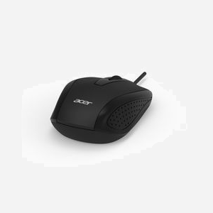Souris Acer HP.EXPBG.008 USB Type-A Optique Ambidextre Noir - Détecteur optique, Scroll Roue, Alimentation par câble - Usage Maison - Miniature 5