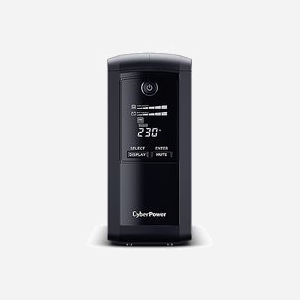 CyberPower VP700EILCD Onduleur Line-Interactive 0.7kVA/390W, 6 Prises C13, AVR, USB, RJ45 Gigabit, Ecran LCD, Temps de secours 10 min (demi-charge) - Miniature 2