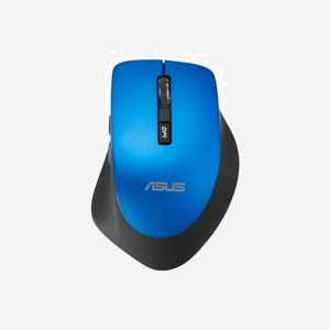 ASUS WT425 Souris Optique sans Fil RF 1600 DPI, 5 Boutons, Molettes, Interface USB Type-A, Noir/Bleu, Droitier, Compatible Windows, 64g - Miniature 1