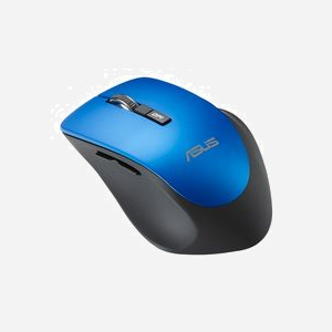 ASUS WT425 Souris Optique sans Fil RF 1600 DPI, 5 Boutons, Molettes, Interface USB Type-A, Noir/Bleu, Droitier, Compatible Windows, 64g - Miniature 2