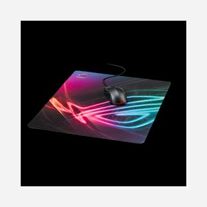 ASUS ROG Strix Edge Tapis de Souris Gaming Multicolore 400x450mm, Base Antidérapante, Caoutchouc, Épaisseur 2mm, Référence 90MP00T0-B0UA00 - Miniature 3