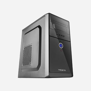 Tacens Anima AC0500 Boîtier PC Midi Tower Noir ATX / Micro ATX, Alimentation 500W (Haut), Baies 5.25"x1, 3.5"x4, 2.5"x1, USB 2.0x2, Audio In/Out
