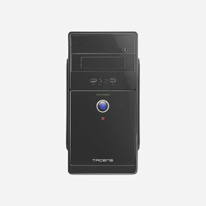 Tacens Anima AC0500 Boîtier PC Midi Tower Noir ATX / Micro ATX, Alimentation 500W (Haut), Baies 5.25"x1, 3.5"x4, 2.5"x1, USB 2.0x2, Audio In/Out - Miniature 2