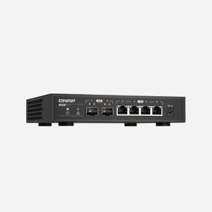 QNAP QSW-2104-2S Commutateur Non-Géré 4x 2.5G Ethernet RJ45 + 2x 10G SFP+ - Capacité 60 Gbit/s, IEEE 802.3az, Sans Ventilateur - Miniature 2