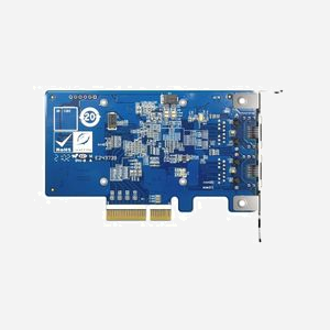 QNAP QXG-10G2T-X710 Carte Réseau Interne PCIe 3.0, 2 ports RJ-45 Gigabit Ethernet, Contrôleur Intel X710, Débit Max 1000 Mbit/s, pour NAS - Miniature 2