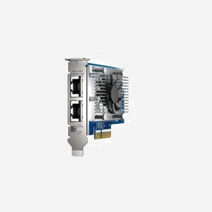 QNAP QXG-10G2T-X710 Carte Réseau Interne PCIe 3.0, 2 ports RJ-45 Gigabit Ethernet, Contrôleur Intel X710, Débit Max 1000 Mbit/s, pour NAS - Miniature 4