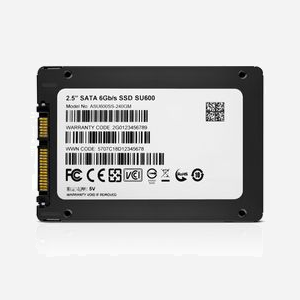 ADATA Ultimate SU650 SSD 240 Go 2.5" SATA III 6Gbit/s 3D NAND Lecture 520Mo/s Ecriture 450Mo/s 40K/75K IOPS PC/Ordinateur Portable - Miniature 5