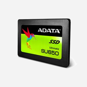 ADATA Ultimate SU650 480Go SSD 2.5" SATA III 6Gbit/s 3D NAND, Lecture 520Mo/s, Ecriture 450Mo/s, 40K/75K IOPS, TBW 280, PC/Portable - Miniature 2