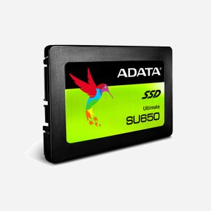 ADATA Ultimate SU650 480Go SSD 2.5" SATA III 6Gbit/s 3D NAND, Lecture 520Mo/s, Ecriture 450Mo/s, 40K/75K IOPS, TBW 280, PC/Portable - Miniature 3