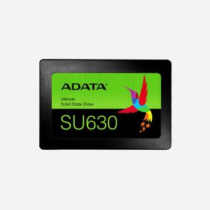 ADATA Ultimate SU630 SSD 480Go 2.5" SATA QLC 3D NAND - Lecture 520Mo/s, Écriture 450Mo/s - 40K/65K IOPS - PC/Ordinateur Portable