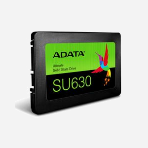 ADATA Ultimate SU630 SSD 480Go 2.5" SATA QLC 3D NAND - Lecture 520Mo/s, Écriture 450Mo/s - 40K/65K IOPS - PC/Ordinateur Portable - Miniature 3