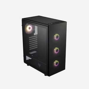 FSP CMT340 Plus Boîtier PC Bureau Noir - ATX/Micro-ATX/ITX, 4 ventilateurs 120mm, Radiateur avant 360mm/supérieur 240mm, USB 3.2 Gen 1, baie 2.5/3.5" - Miniature 2