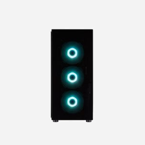 FSP CMT340 Plus Boîtier PC Bureau Noir - ATX/Micro-ATX/ITX, 4 ventilateurs 120mm, Radiateur avant 360mm/supérieur 240mm, USB 3.2 Gen 1, baie 2.5/3.5" - Miniature 4